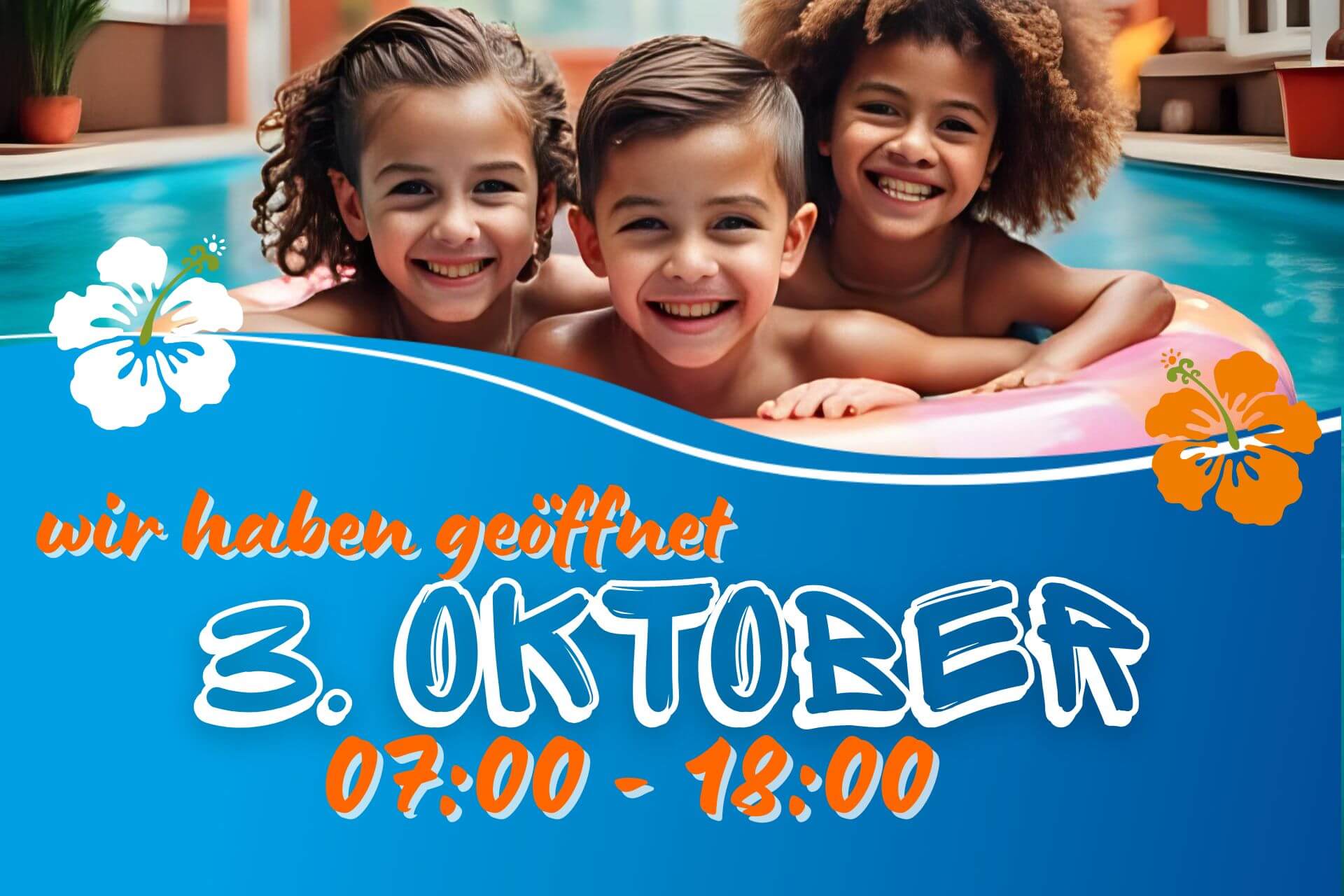 Das HaWei hat am Feiertag für seine Badegäste geöffnet